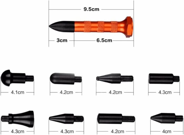Knockdown Metal Tap Down Tools With 9 Heads - Image 5
