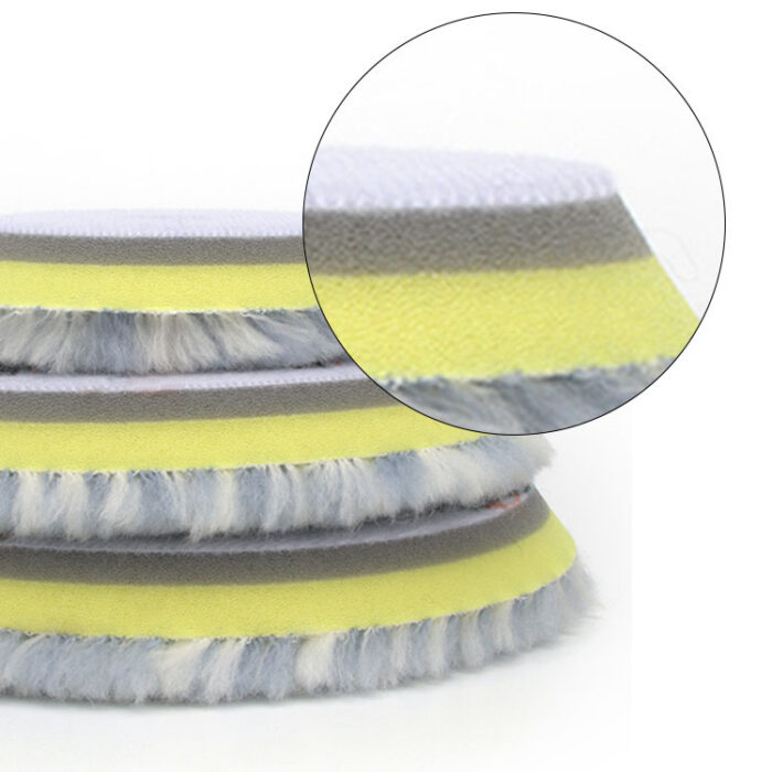 Blue&White Coarse Wool Polishing Pad - Image 4