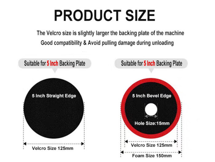 HBD Foam Buffing Pads for DA Polisher - Image 10