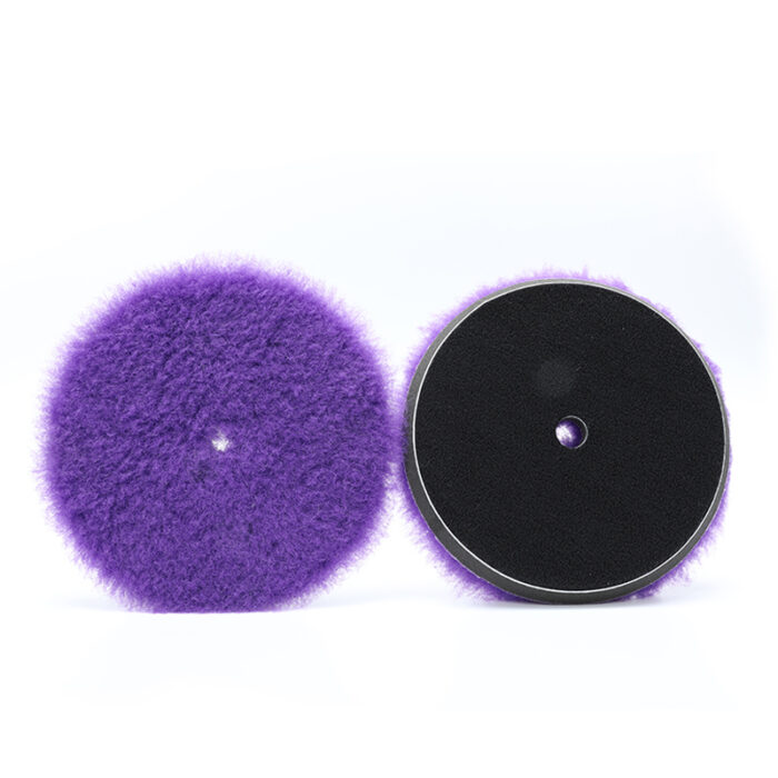 Dark Purple Wool Buffing Pads(Medium Cut) - Image 3