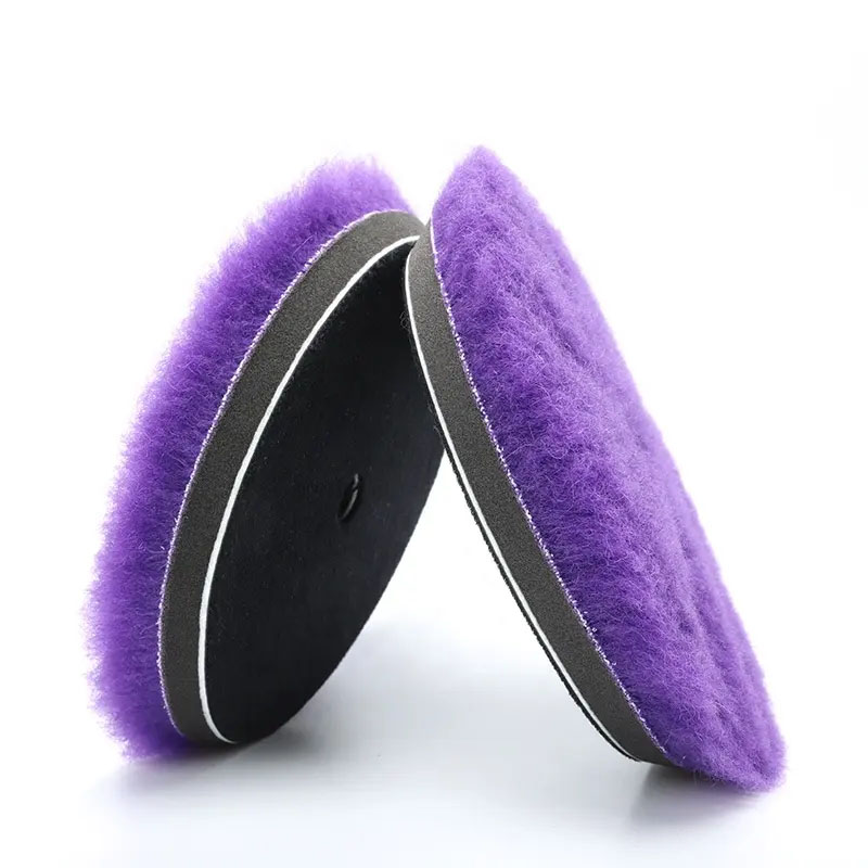 Dark Purple Wool Buffing Pads(Medium Cut)